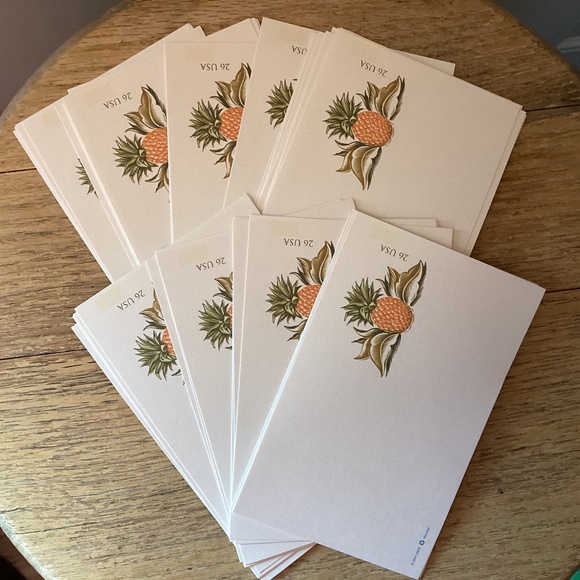 50 blank Stamped PINEAPPLE 2007 Post Cards - Picture 5 of 6
